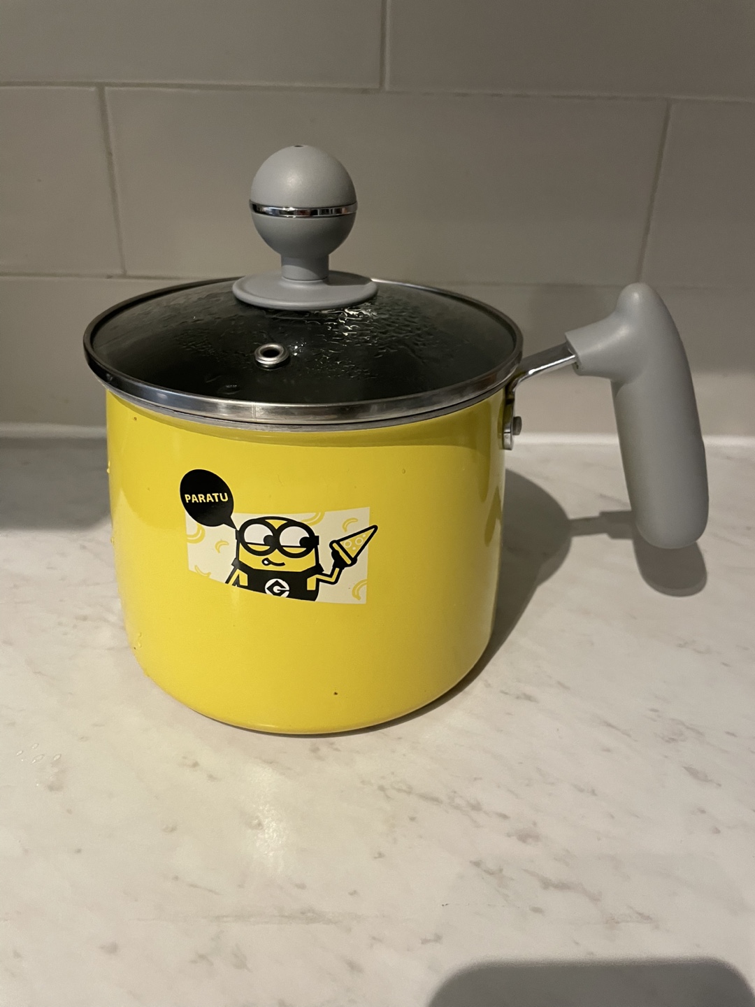 SUPOR Minions Yellow Saucepan with Lid
