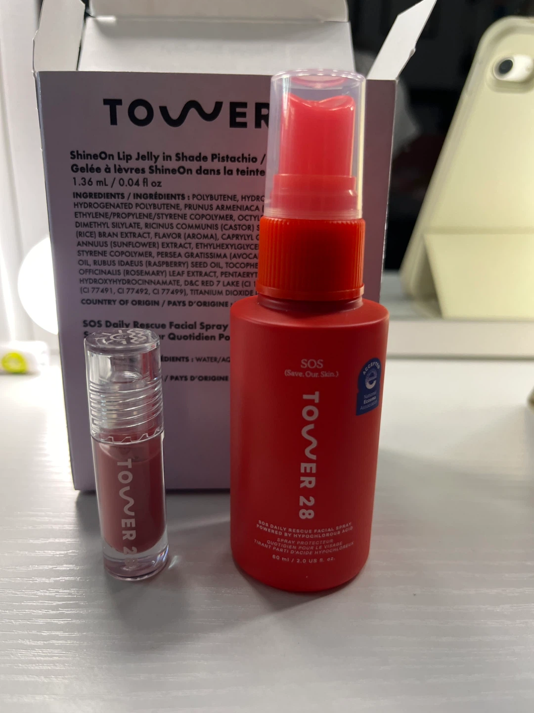 Tower 28 Beauty Insider Set - ShineOn Lip Jelly & SOS Spray - photo 4