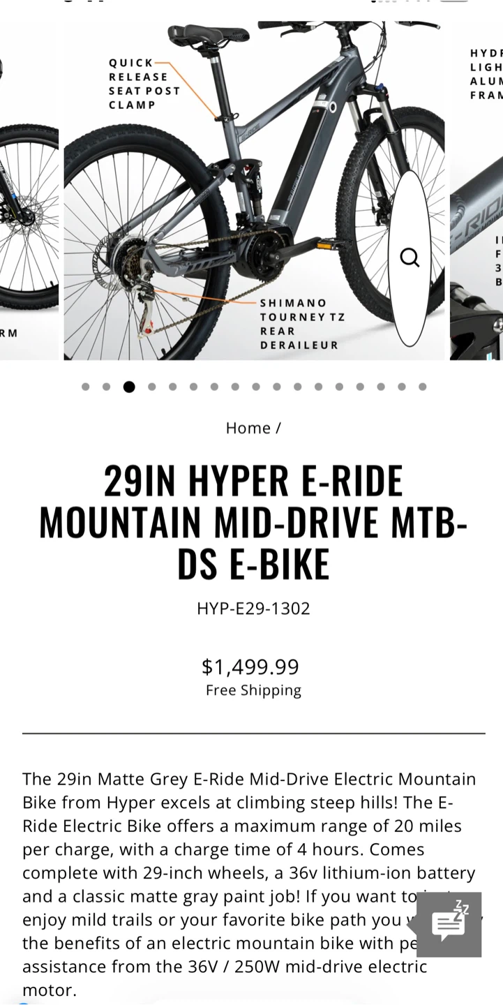 29IN HYPER E-RIDE MOUNTAIN MID-DRIVE MTB-DS E-BIKE-BRAND NEW - photo 4