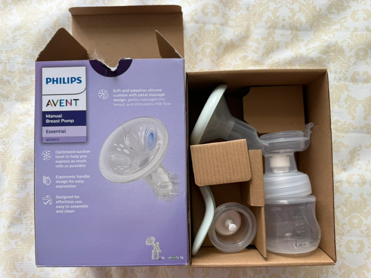 BNIB Philips Avent Manual Breast Pump Essential - photo 2