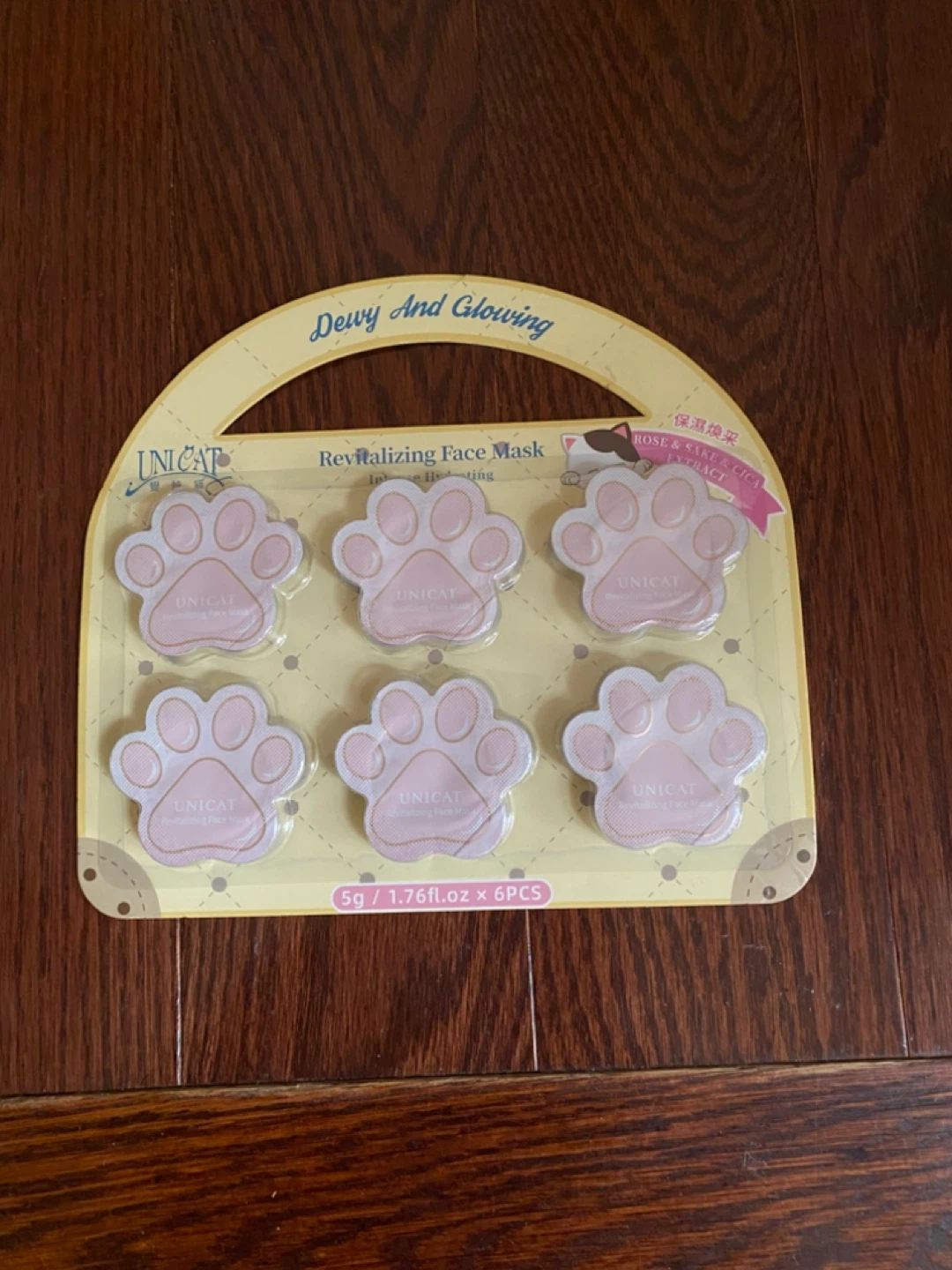 Unicat Revitalizing Face Masks (6 Pcs)