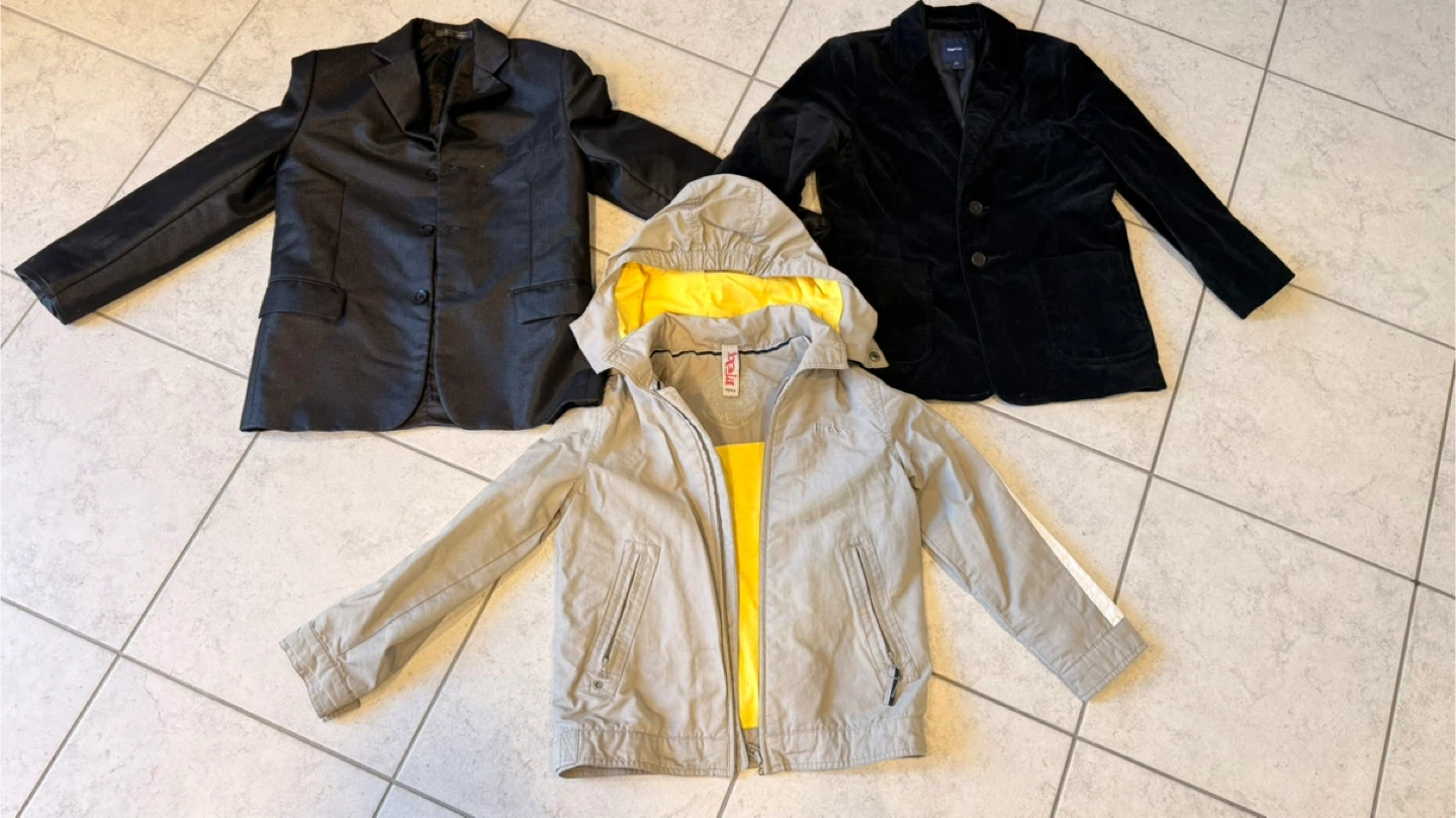 MEXX Kids Grey & Yellow Hooded Jacket - photo 3