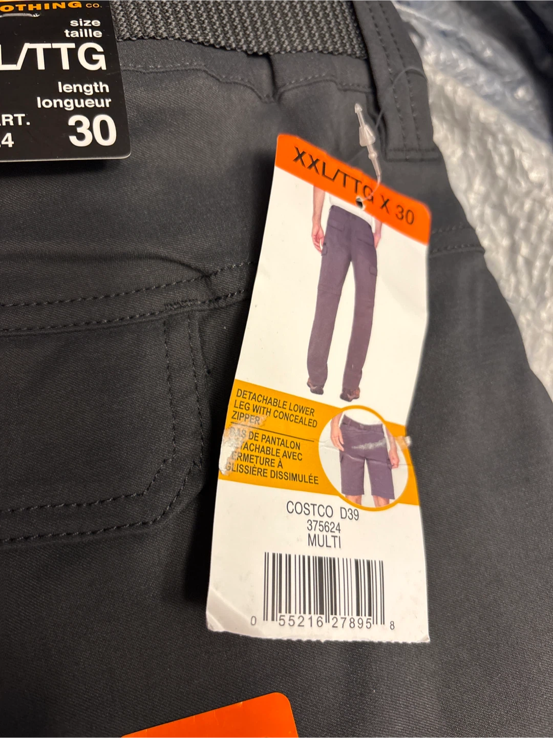 The BC Clothing Co. Men's Convertible Pants XXL/TTG X 30 - photo 3