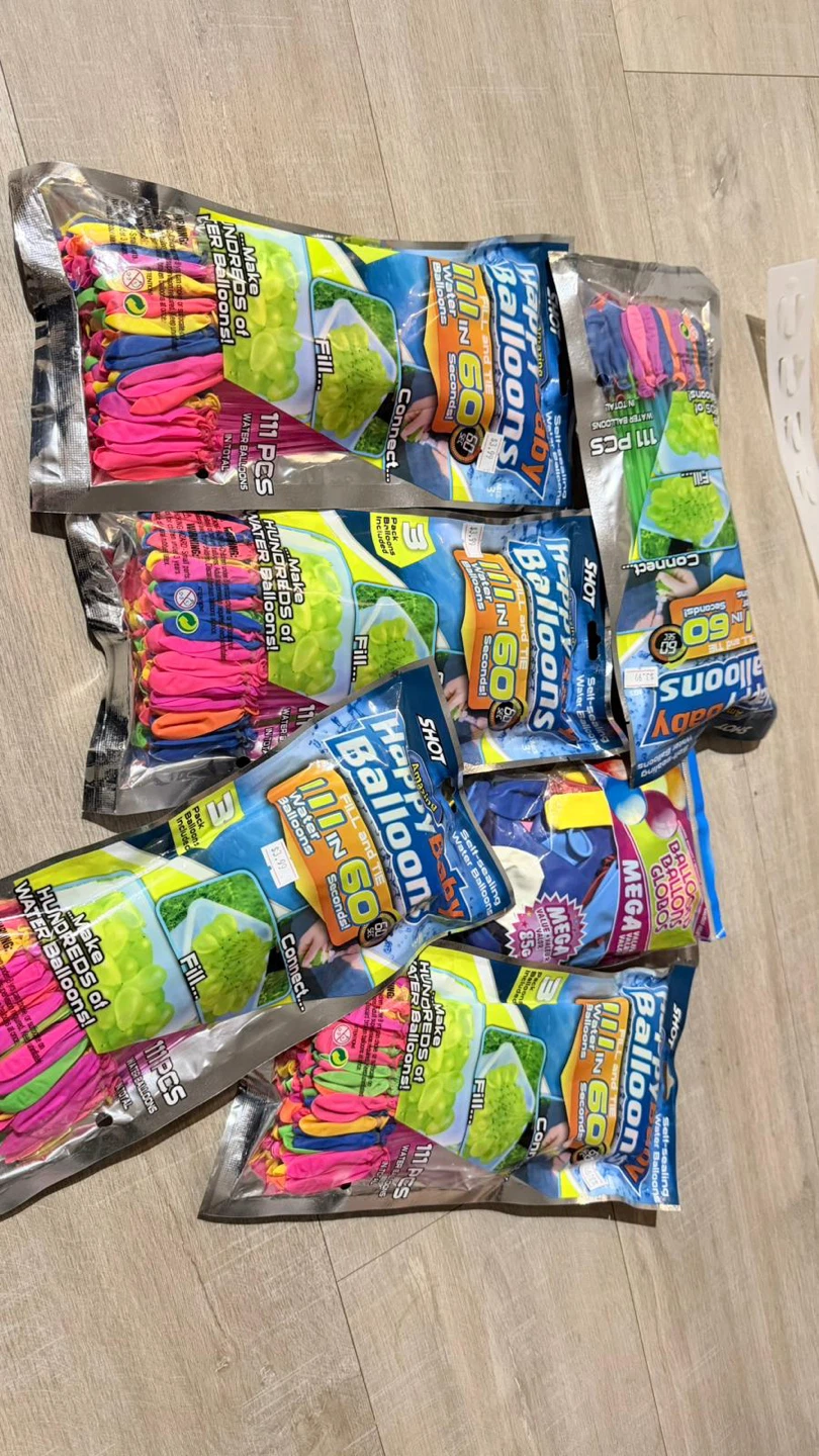 Happy Balloons Self-Sealing Water Balloons (Multiple Packs)