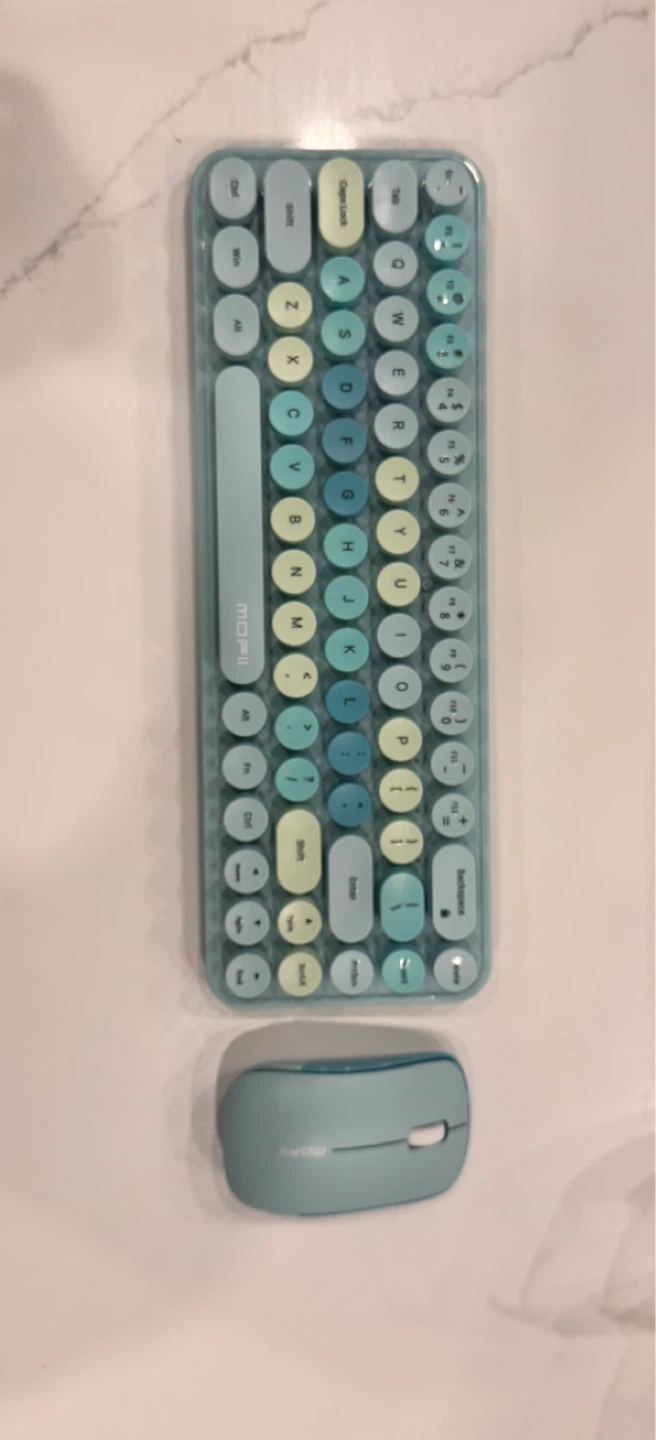 MOFII Wireless Keyboard and Mouse Set - Blue - photo 2