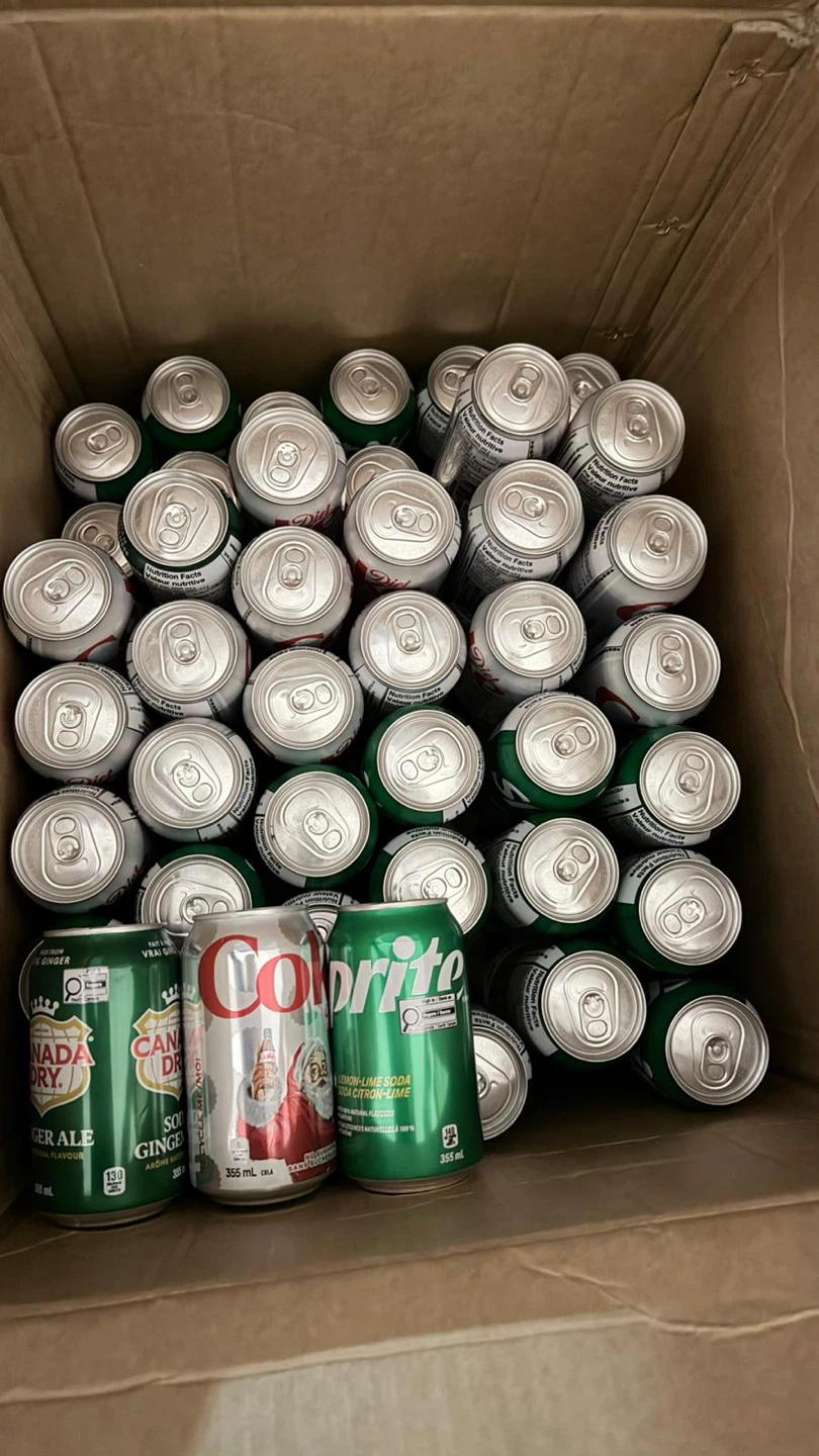 Variety Pack of Soda Cans