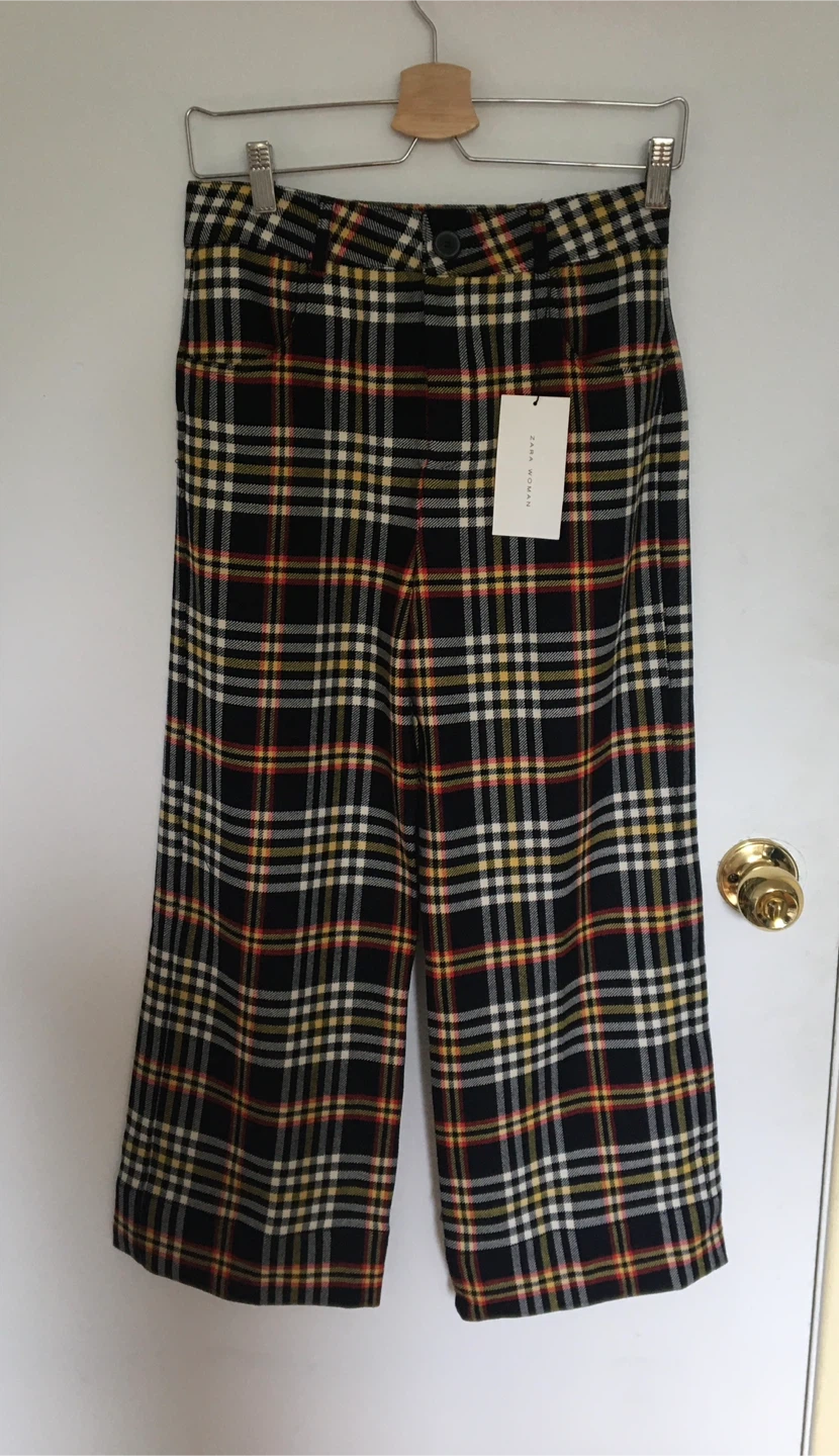 Zara Woman Plaid Culottes - Size S - photo 2