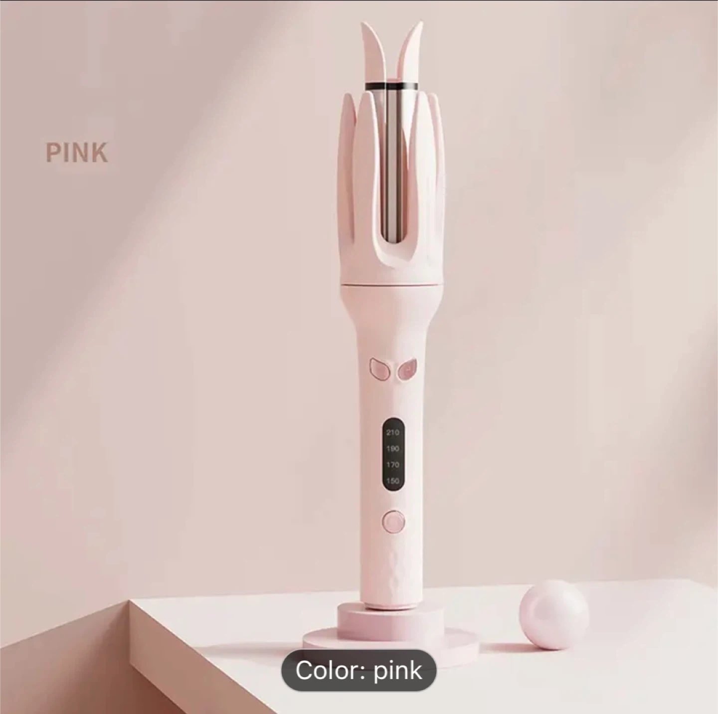 GENAI Automatic Hair Curler - 28mm Pink