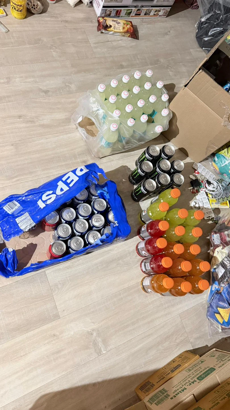 Pepsi, Monster Energy & Gatorade Drinks