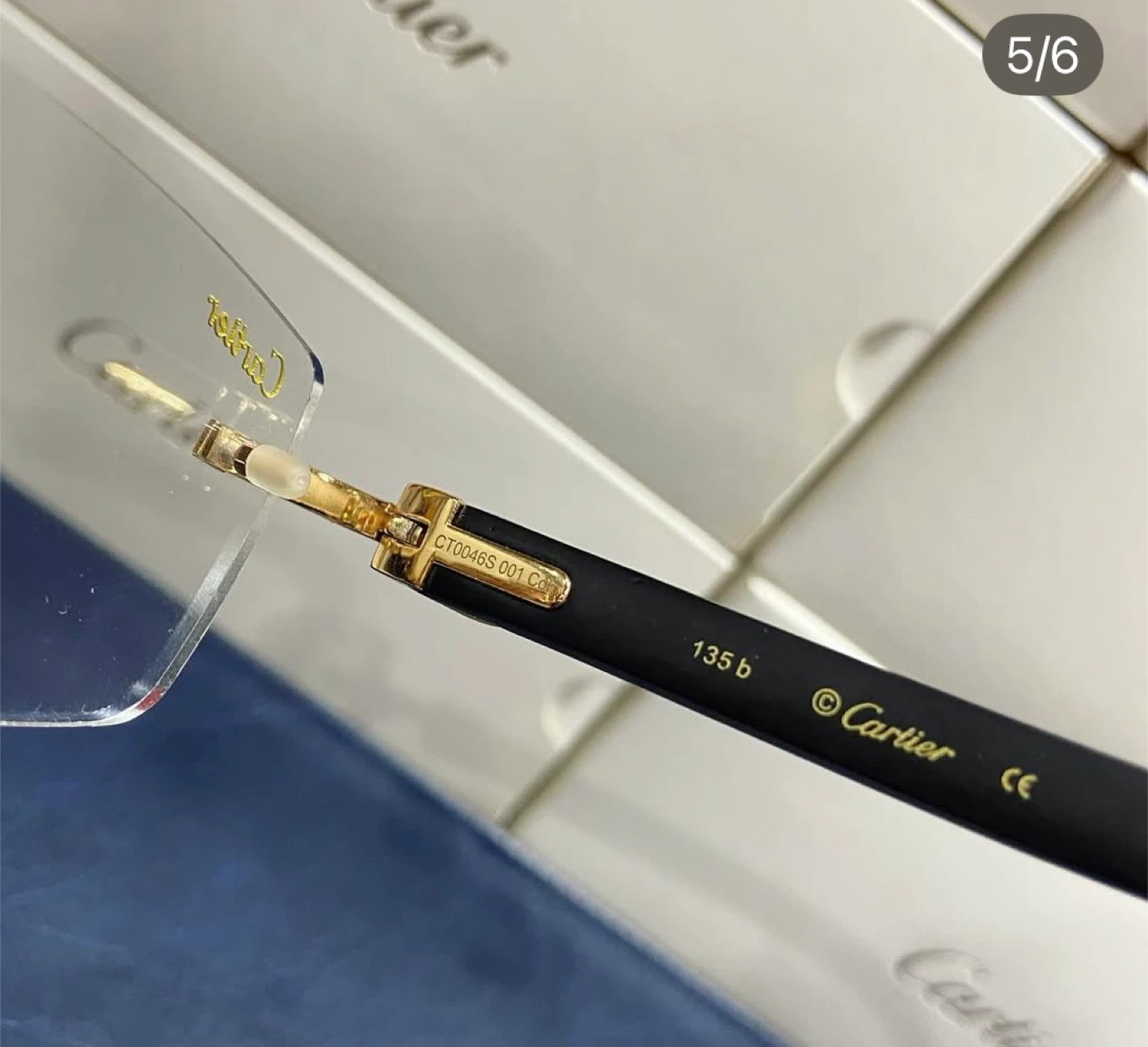 Cartier black buffs CT0046S - photo 5