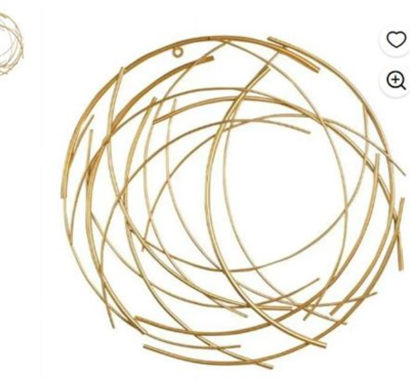 Brand new abstract Gold Metal Wall Art - photo 2