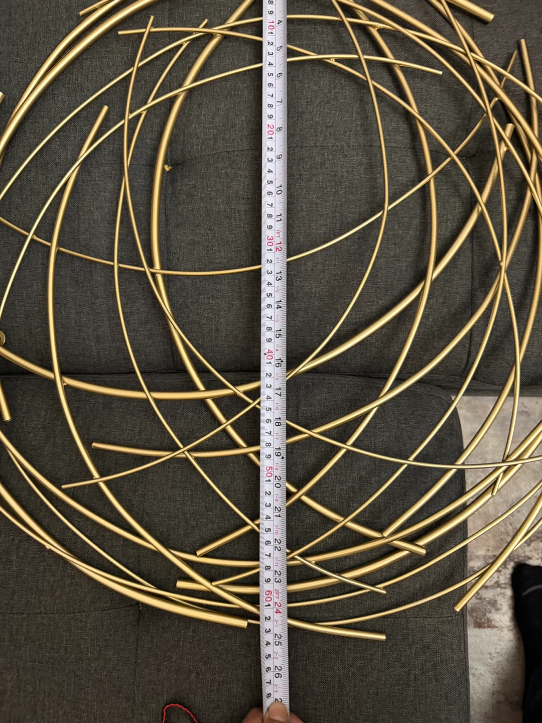 Brand new abstract Gold Metal Wall Art - photo 4