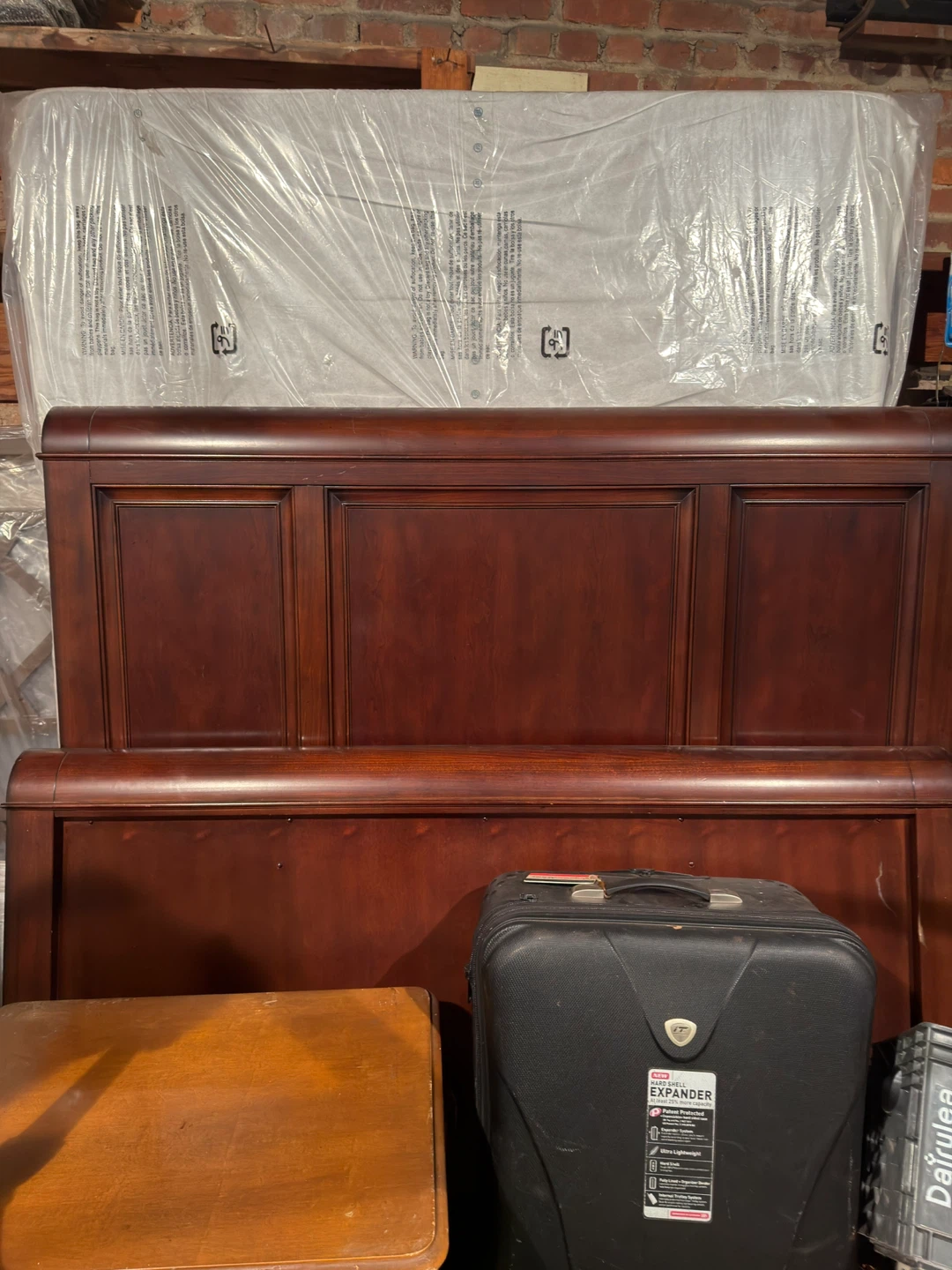Wooden Sleigh Headboard