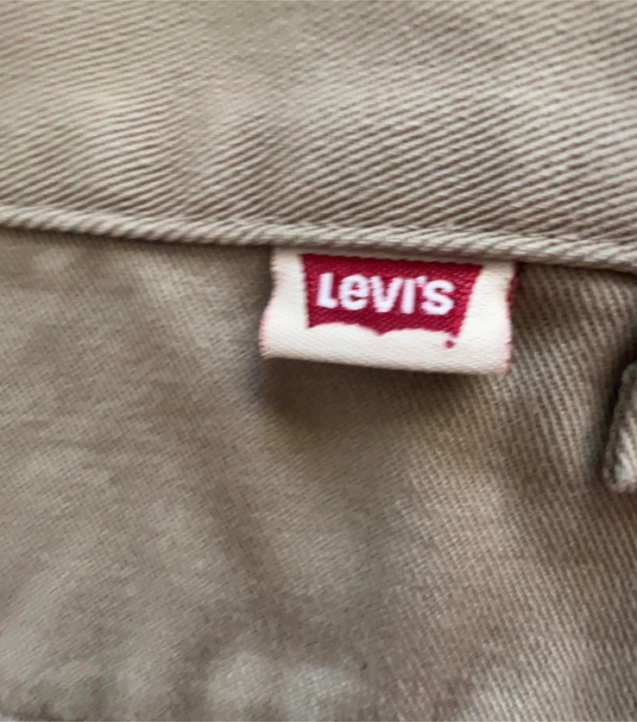 Levi's Khaki Cotton Pants - Size 32x34 - photo 3