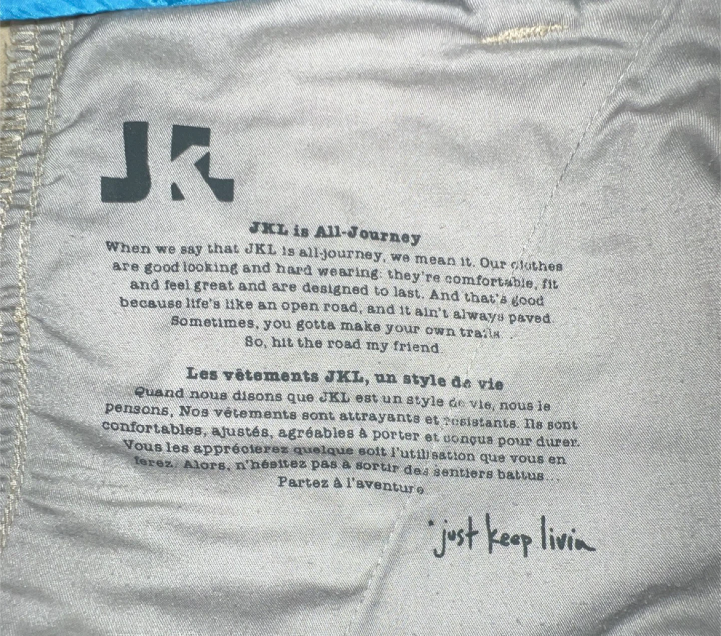 JKLS Khaki 30W 100% Cotton Shorts - photo 3