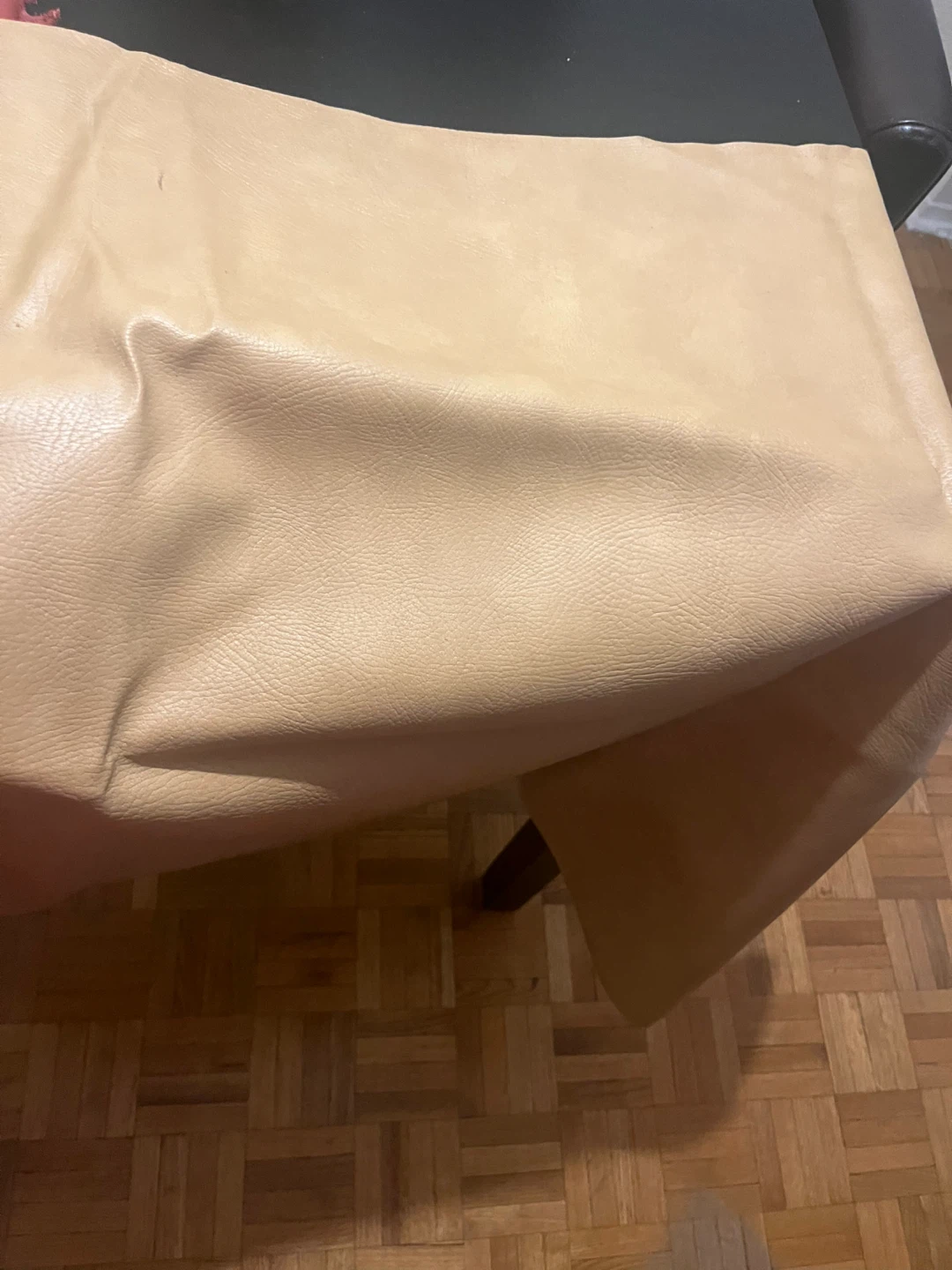 Tan vinyl fabric smooth, finish good condition - photo 2