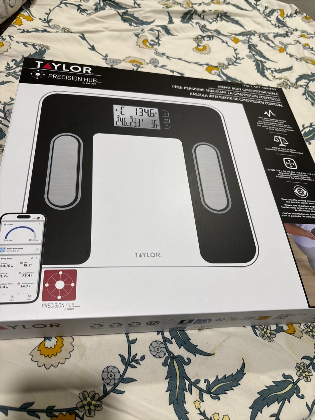 Taylor Precision Hub Smart Body Composition Scale