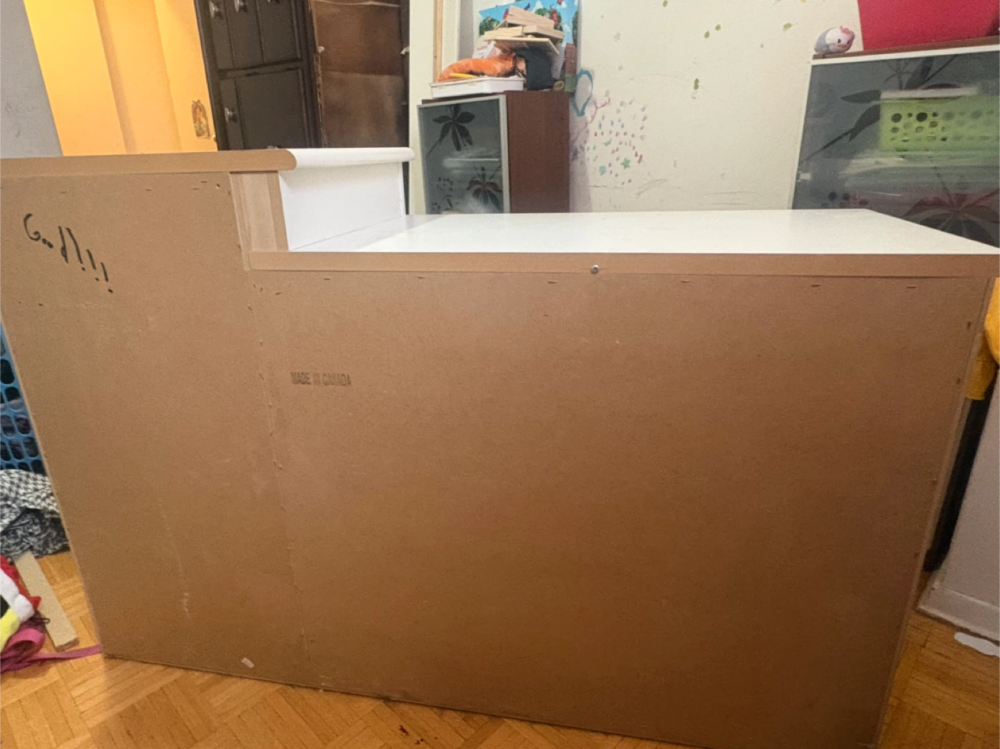 White Dresser with Black Decals - photo 2