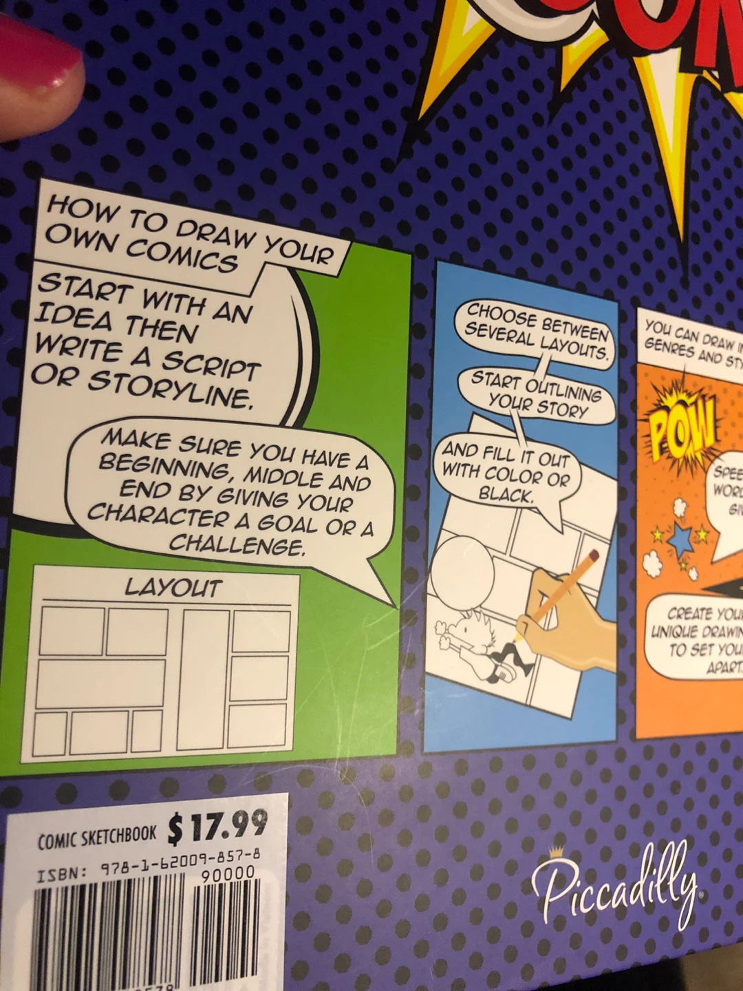 NEW Comic Sketch Book with Drawing Lessons - photo 3