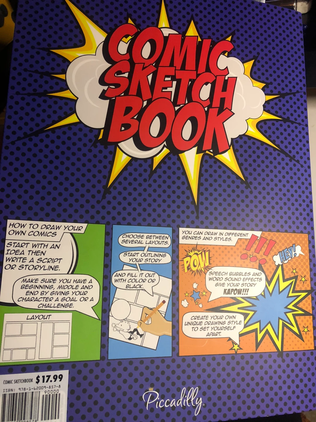 NEW Comic Sketch Book with Drawing Lessons - photo 2