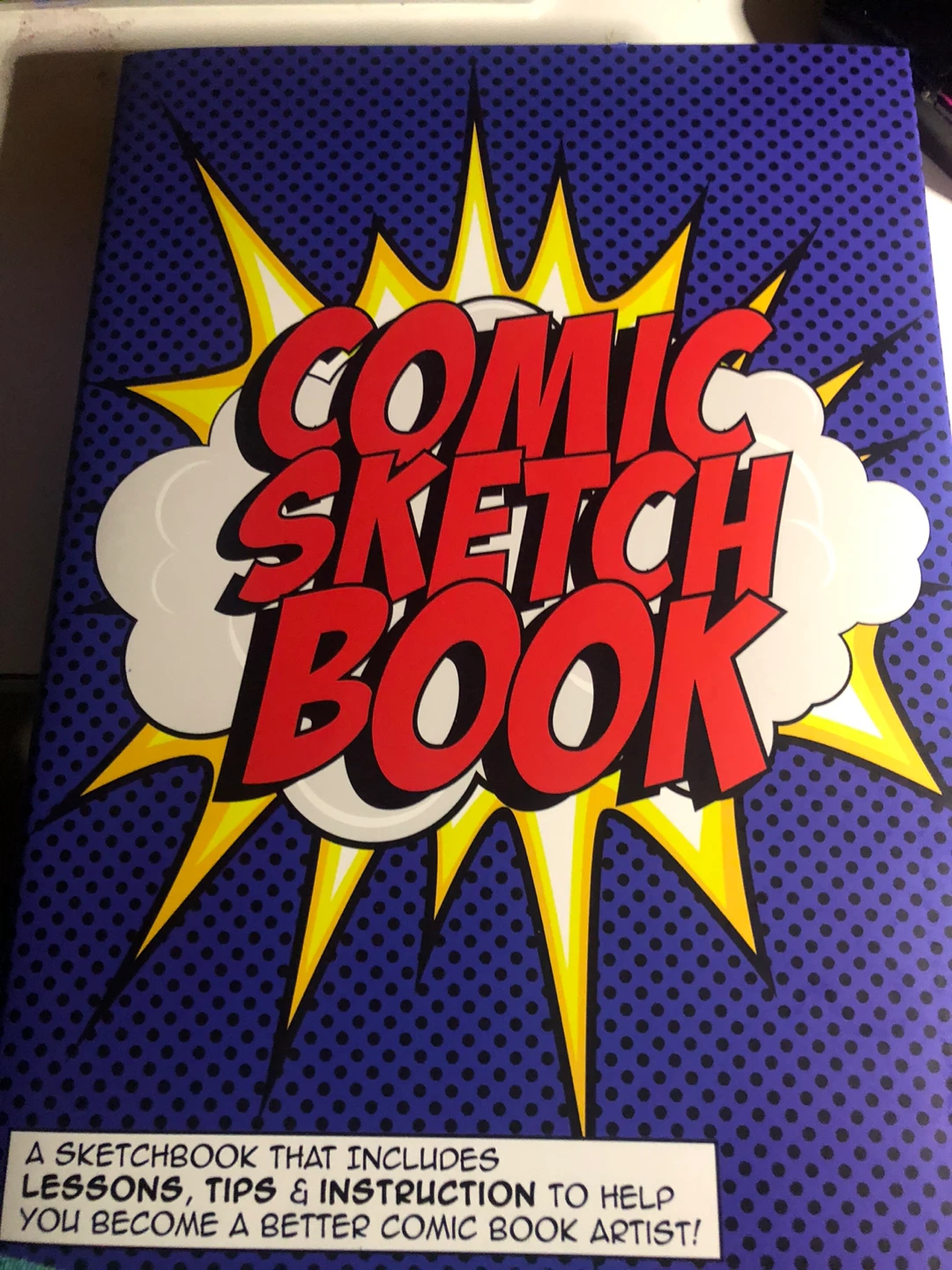NEW Comic Sketch Book with Drawing Lessons