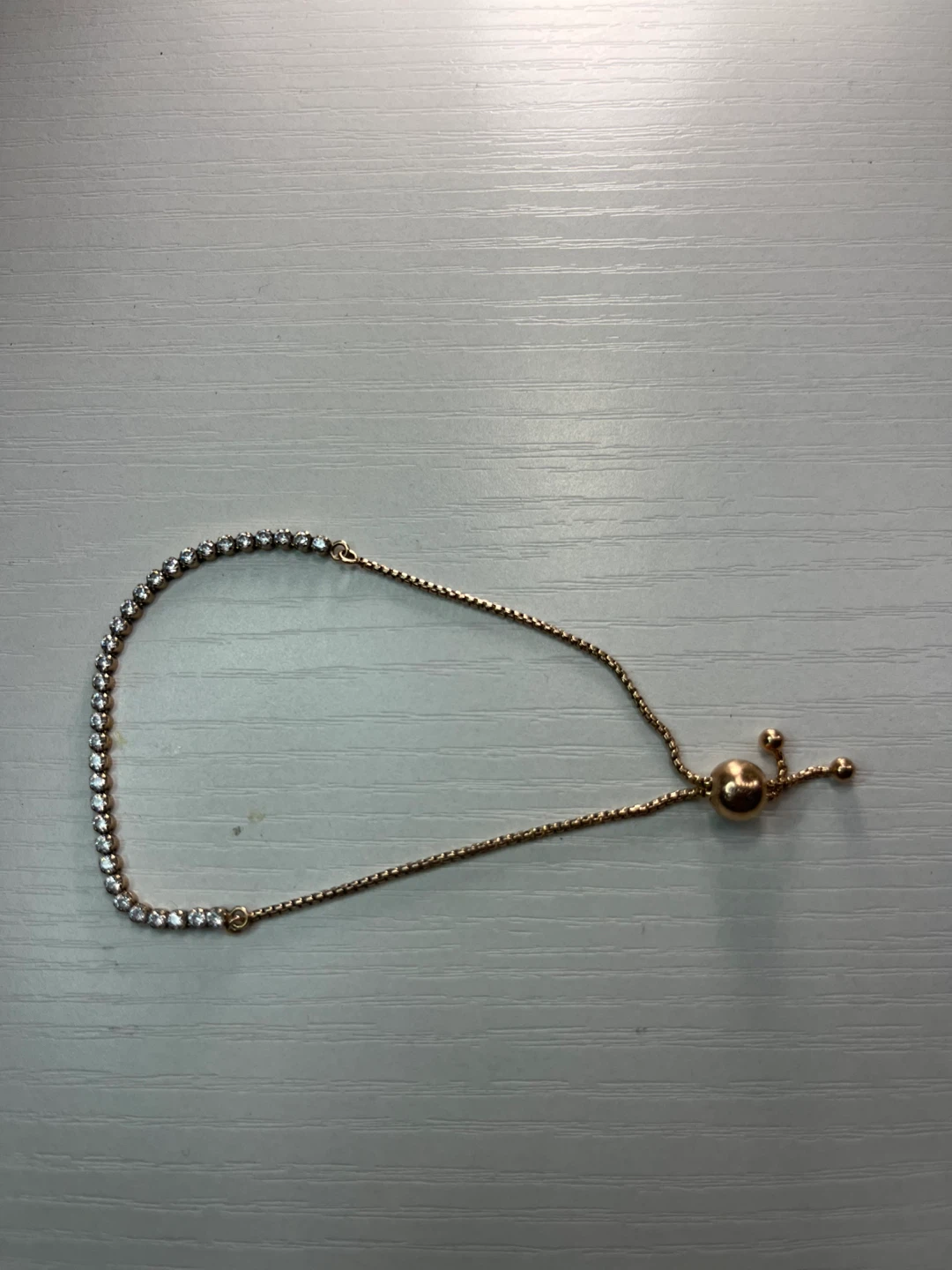 Adjustable Pandora  Rose Gold Tennis Bracelet - photo 2