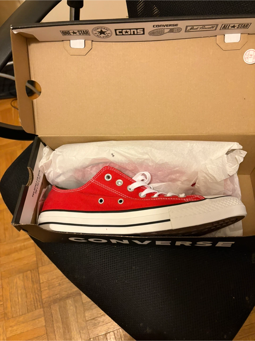 Converse All Star Chuck Taylor M9696C Red Sneakers Size 11 Mens - photo 2