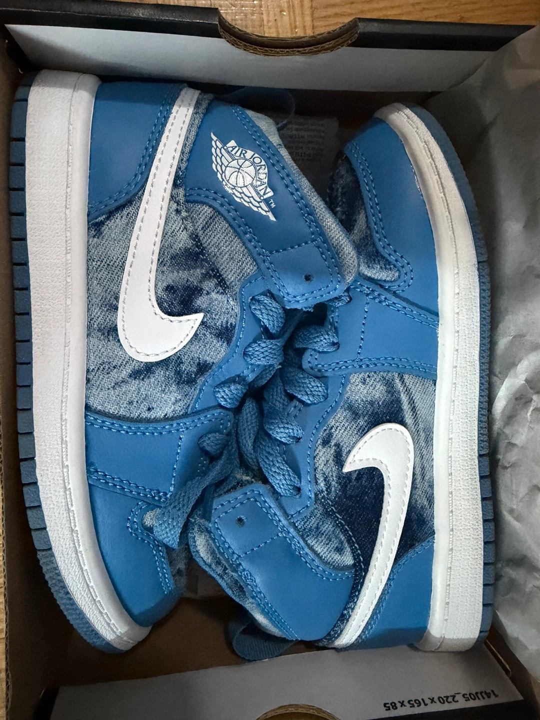 Nike Air Jordan 1 Mid (PS) Toddler Shoes 12c - photo 2