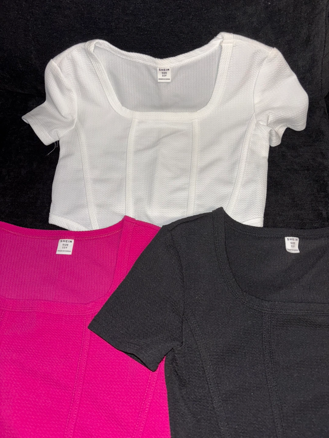 SHEIN Kids 5 Piece Tops Bundle - Size 12-13Y - photo 2