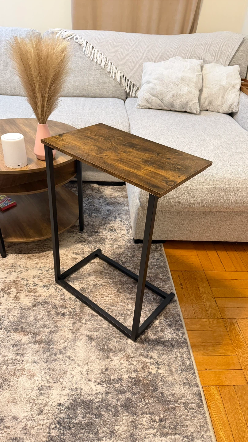 C-Shaped Side Table
