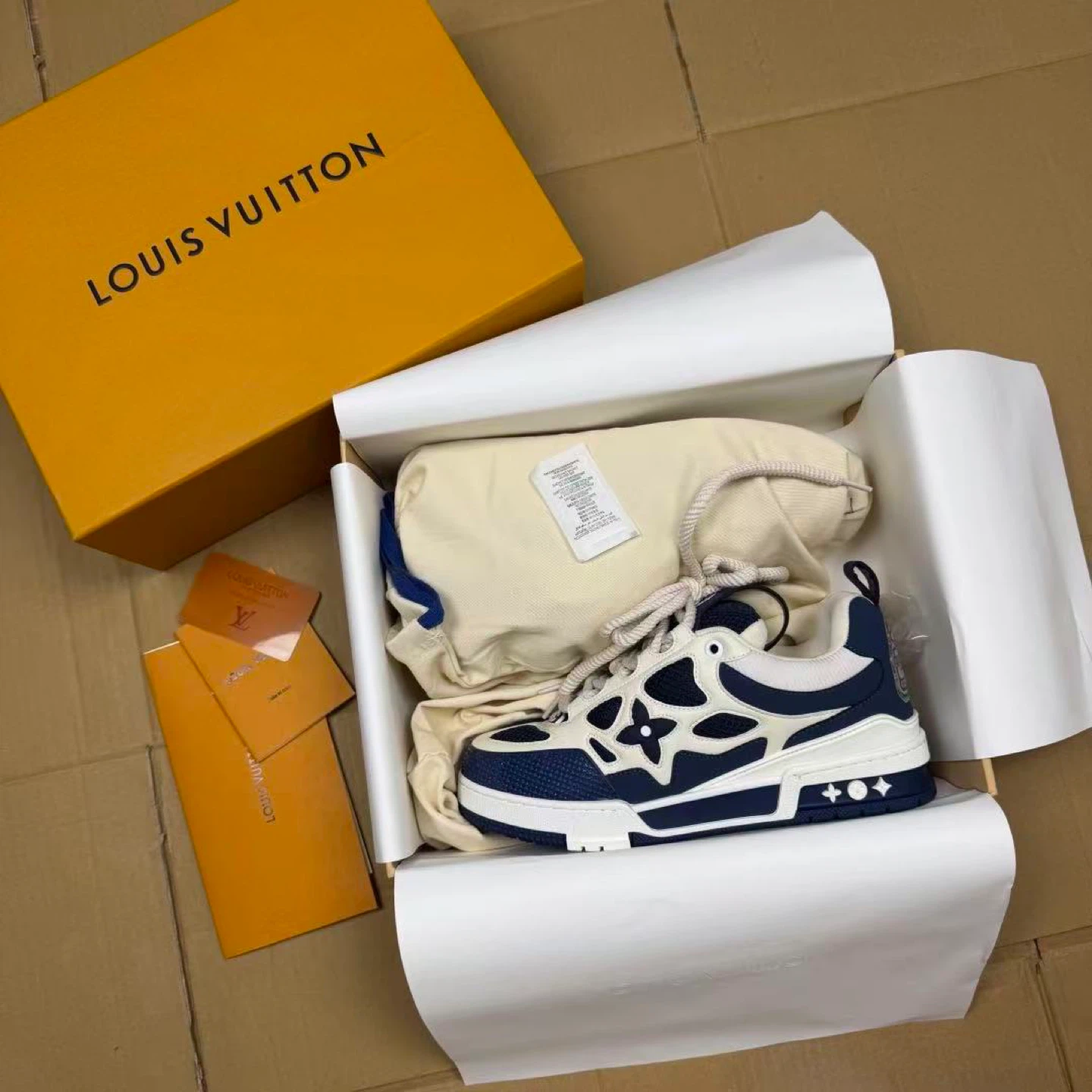Louis Vuitton LV Arch Light Sneakers Blue Size 400N - photo 2