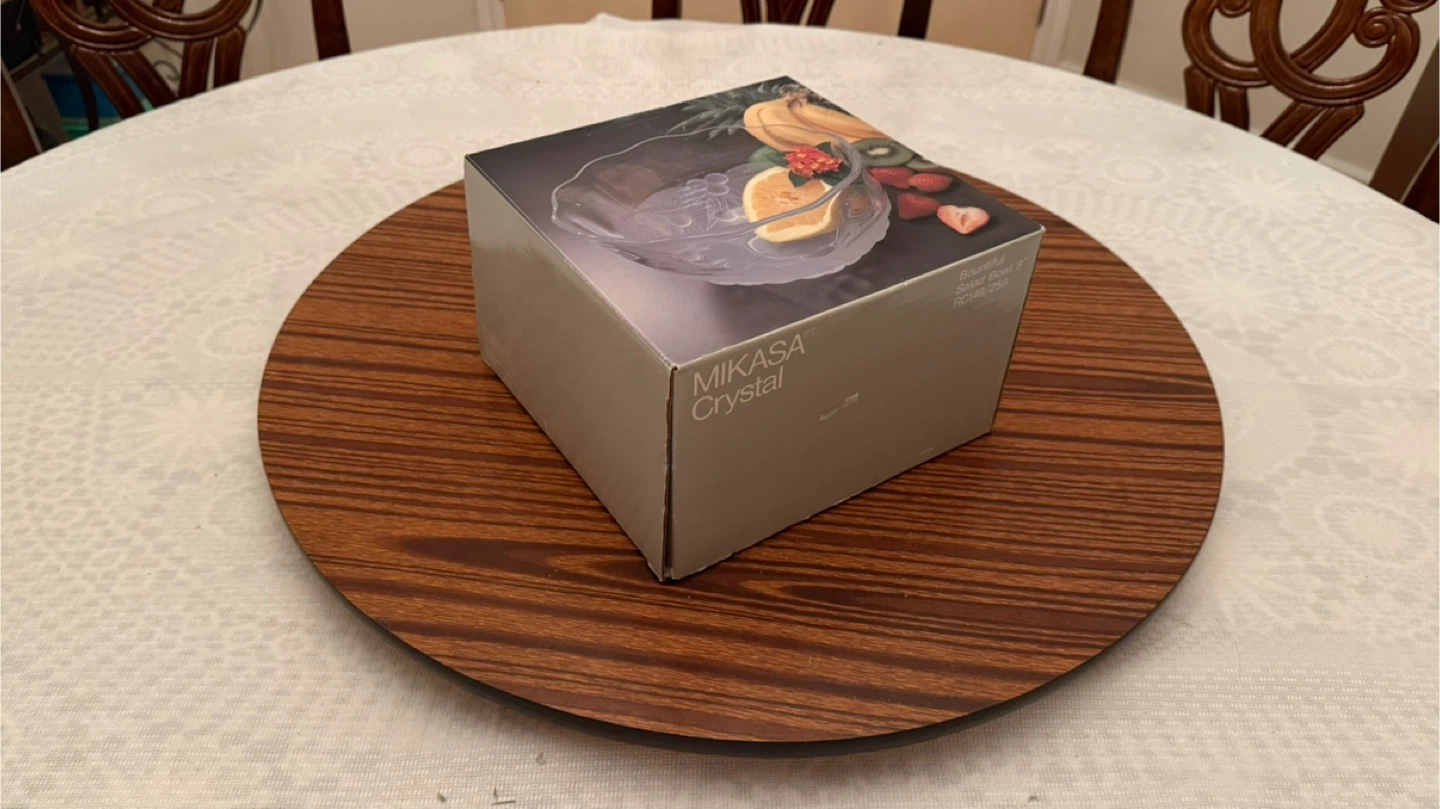 Mikasa Crystal Fruit Bowl