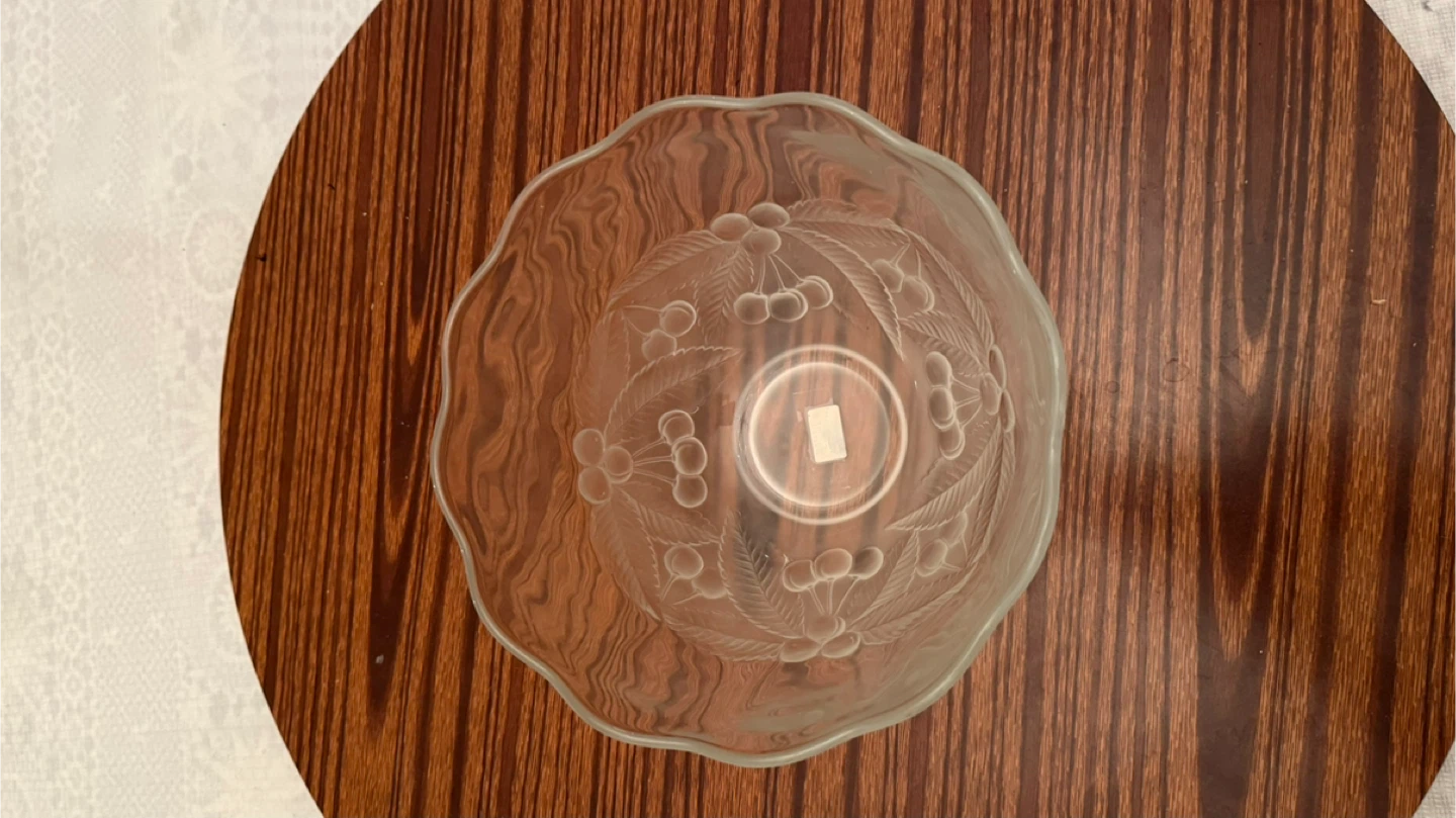 Mikasa Crystal Fruit Bowl - photo 3