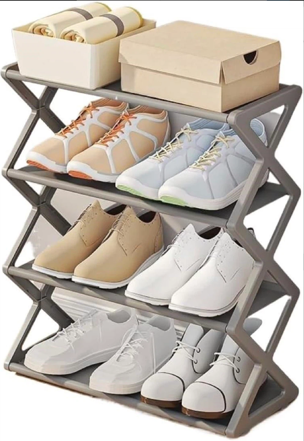 4-Tier Shoe Rack Organizer - photo 2