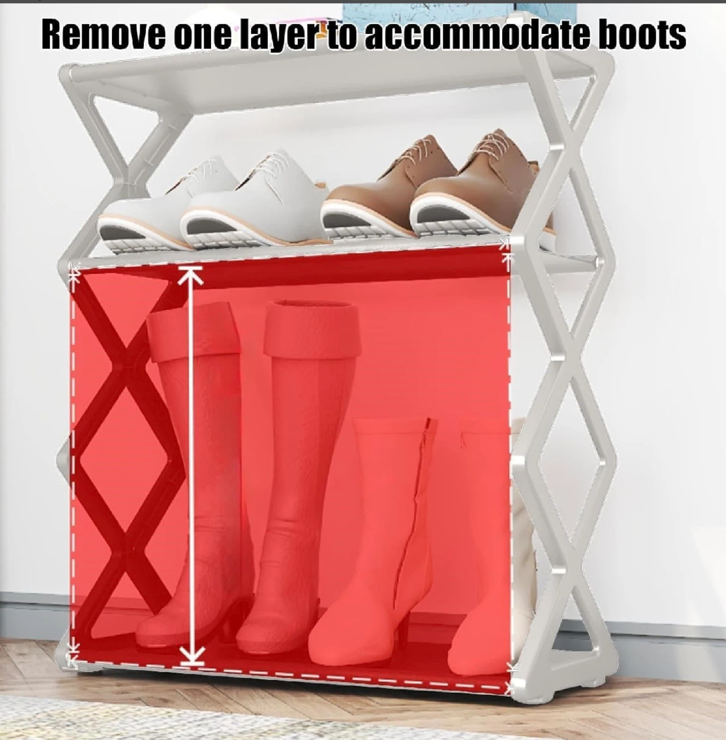 4-Tier Shoe Rack Organizer - photo 4
