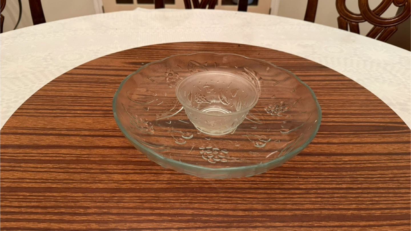 Fiesta 2 pc Chip & Dip Set Glass - photo 2