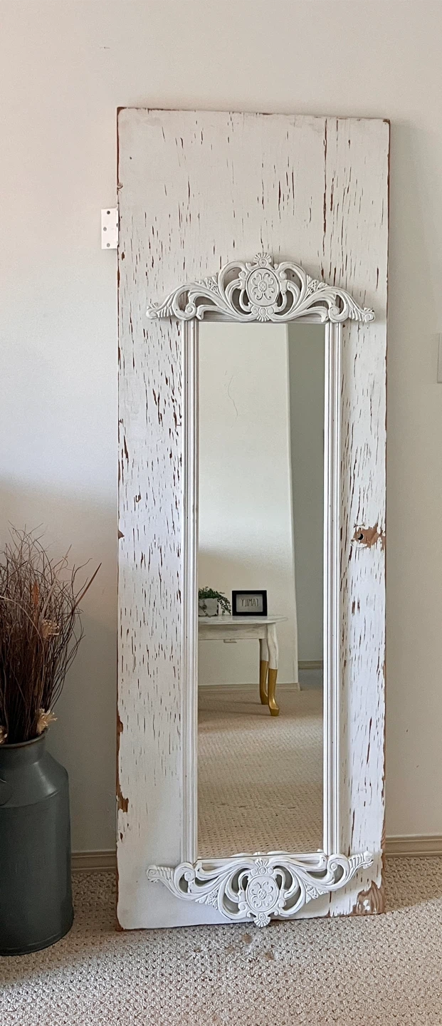 Rustic Door Mirror – Farmhouse Style