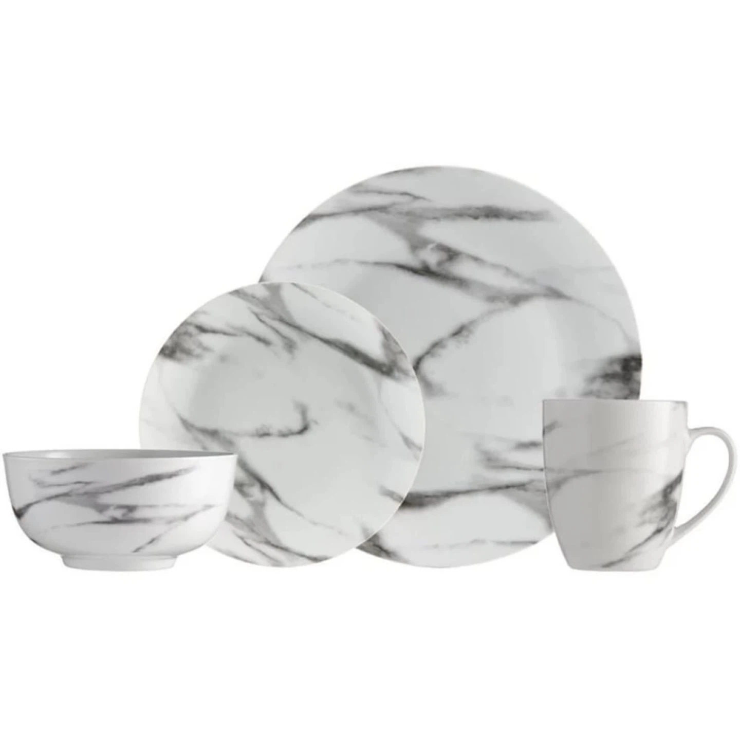 Marble Print Dinnerware Set