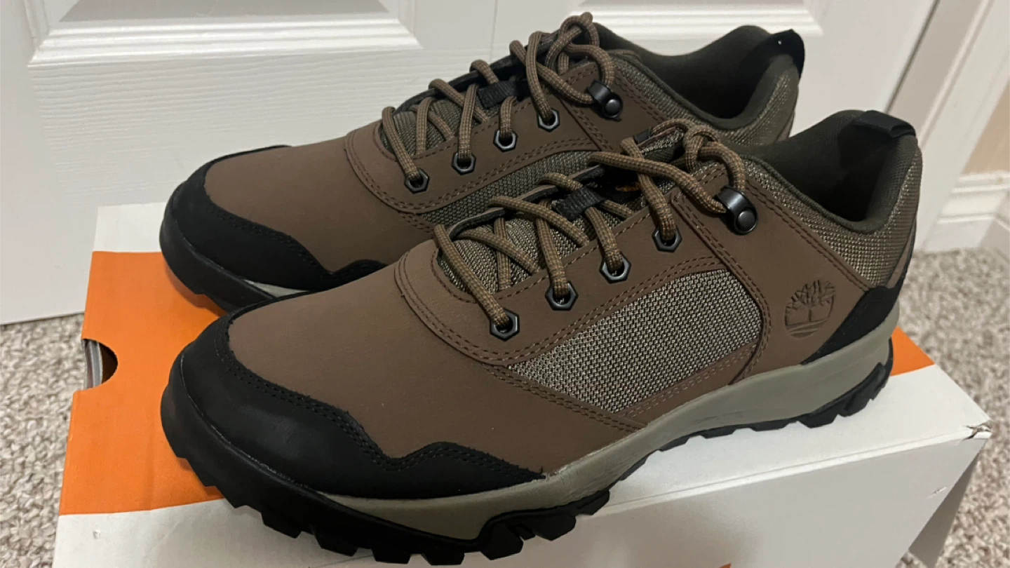 Timberland Lincoln Peak L/F Low Hiker Dark Brown Leather Shoes - photo 2