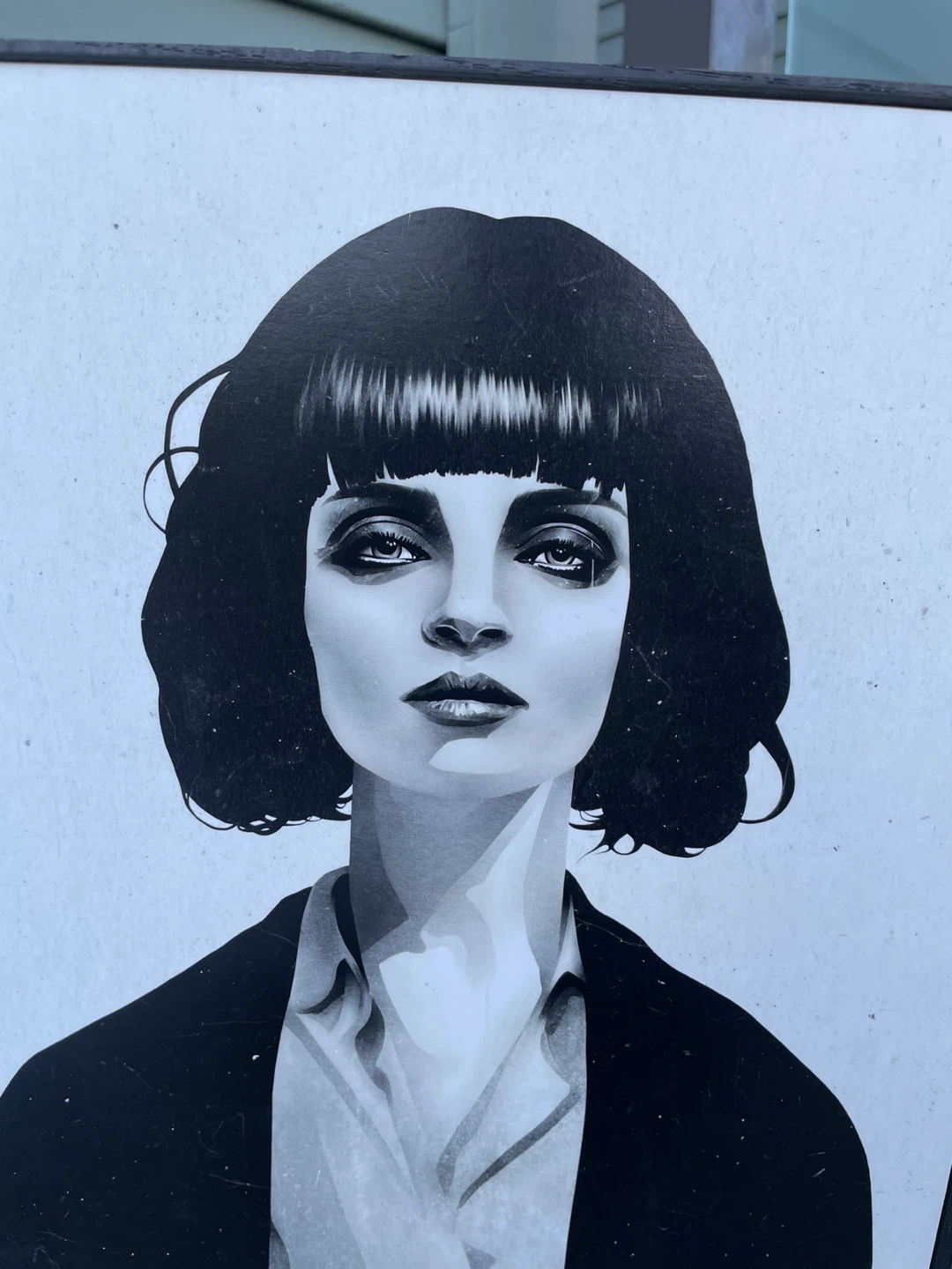 Eyes on Walls Pulp Fiction Mia Wallace Art Print - photo 4