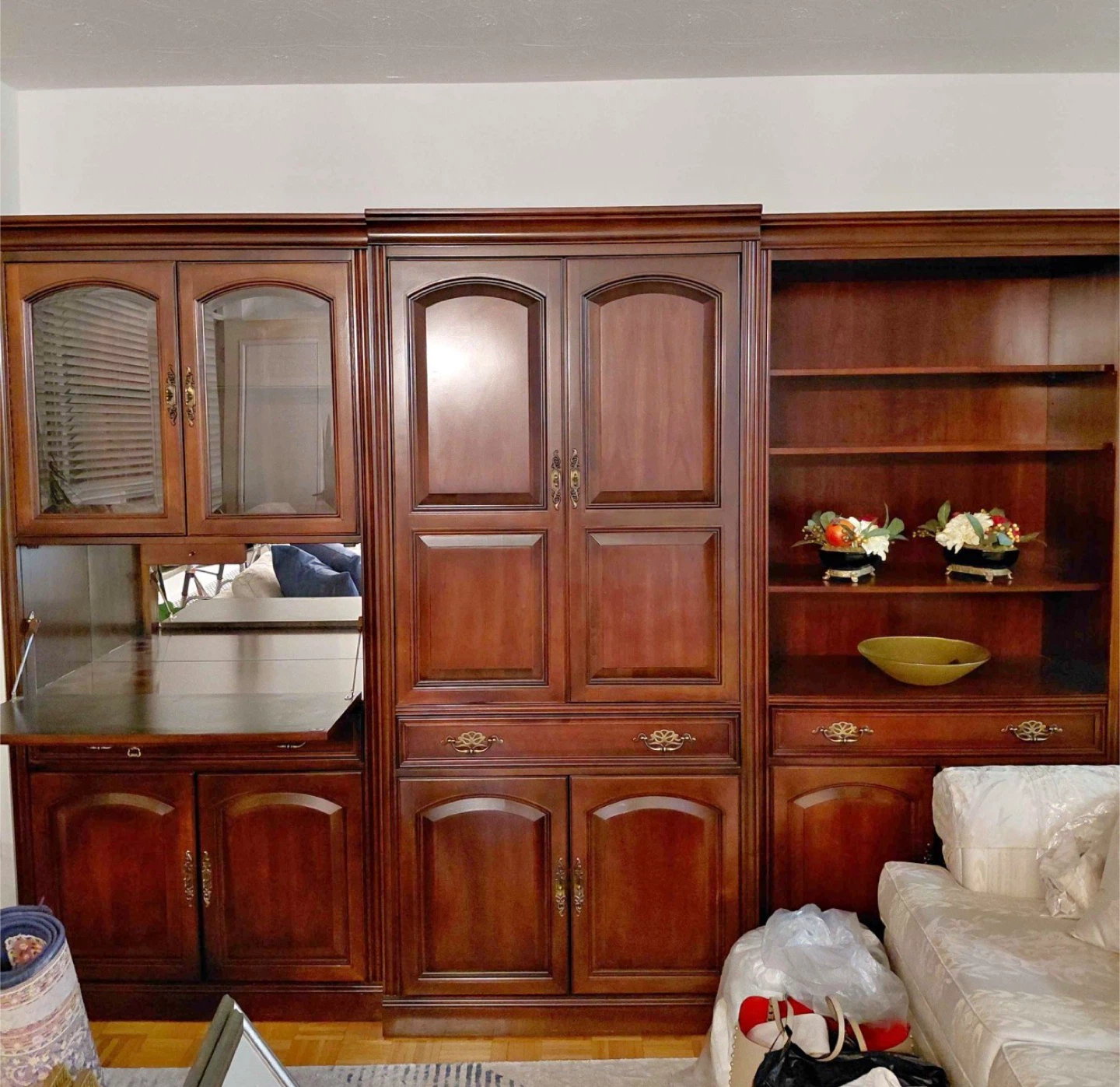 Solid Wood Wall Unit