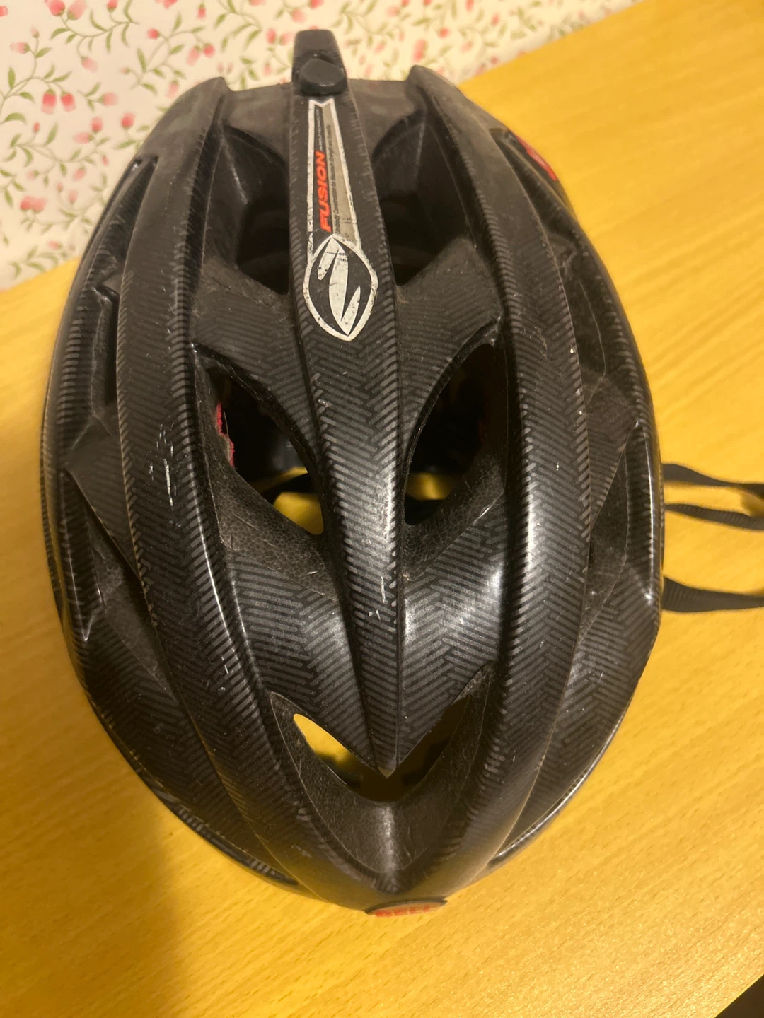 Black Fusion Bicycle Helmet