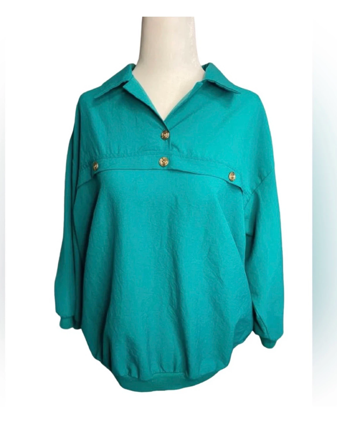 Vintage Collared Pullover Top