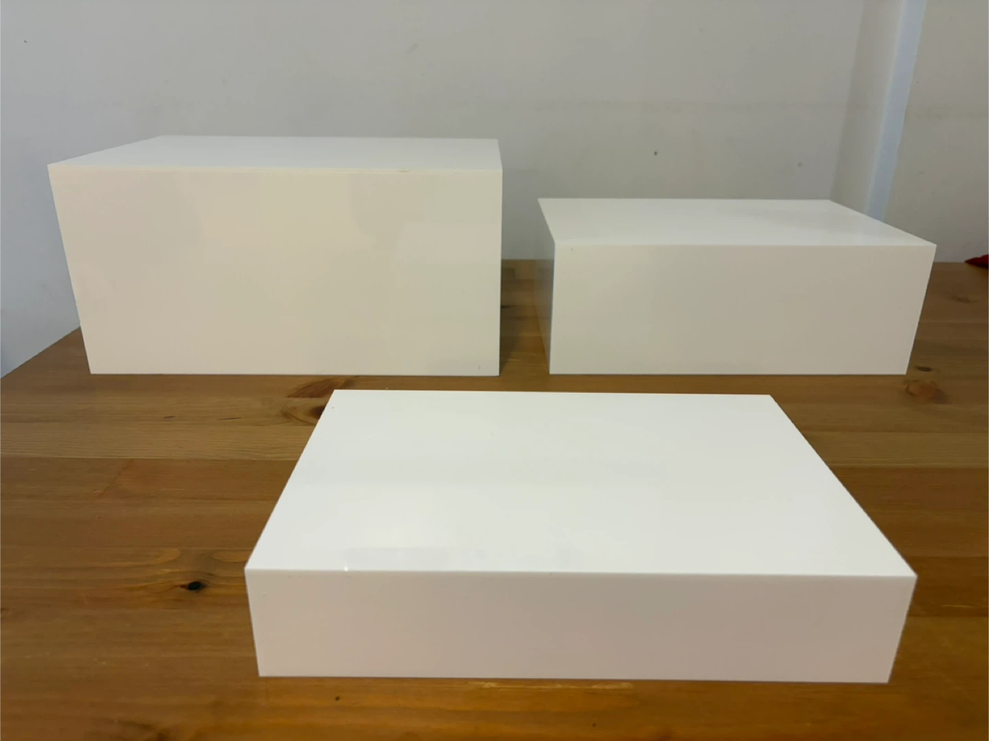 White Display Risers (Set of 3) - photo 4