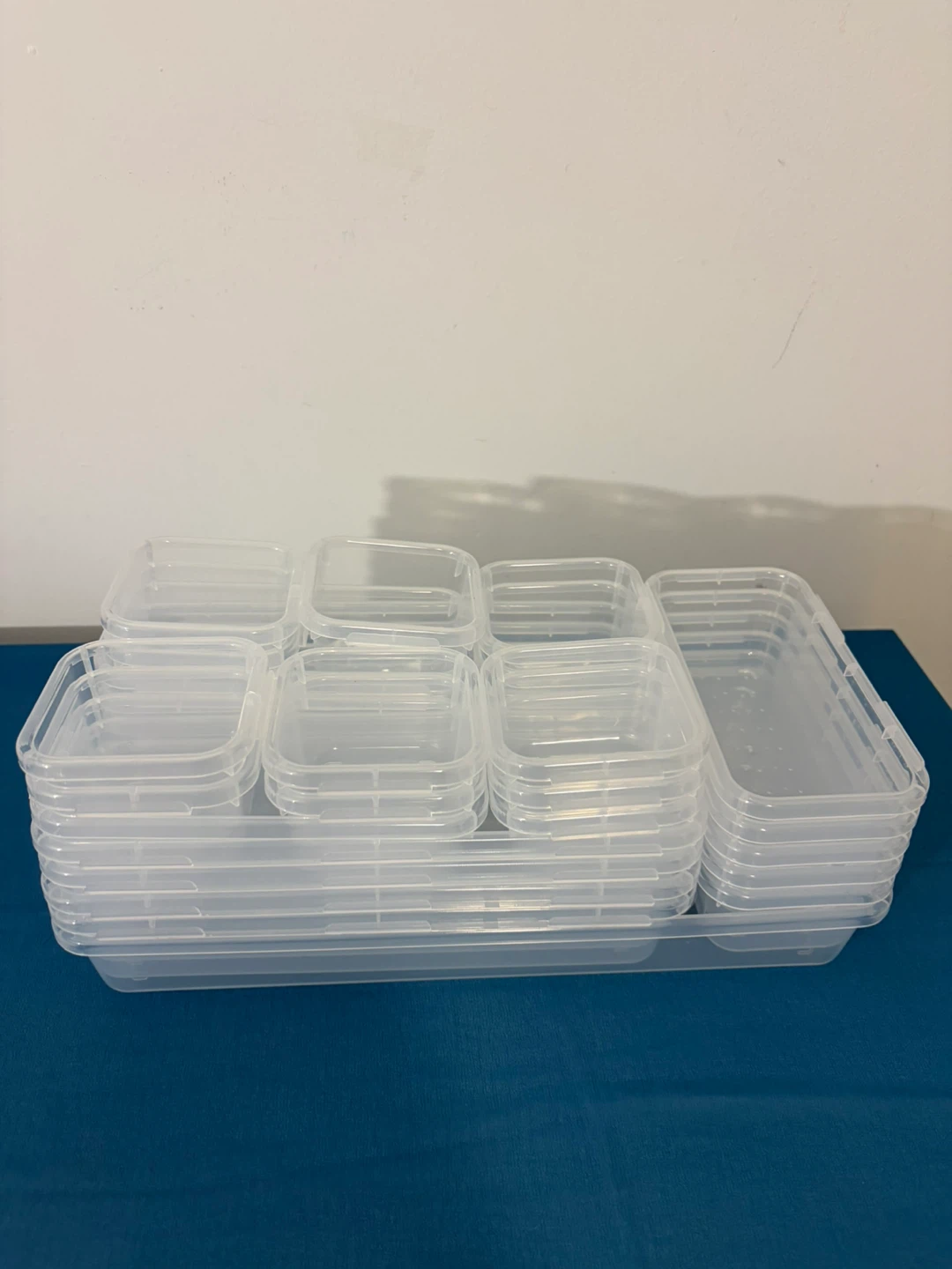 26 pcs Clear Plastic organizer