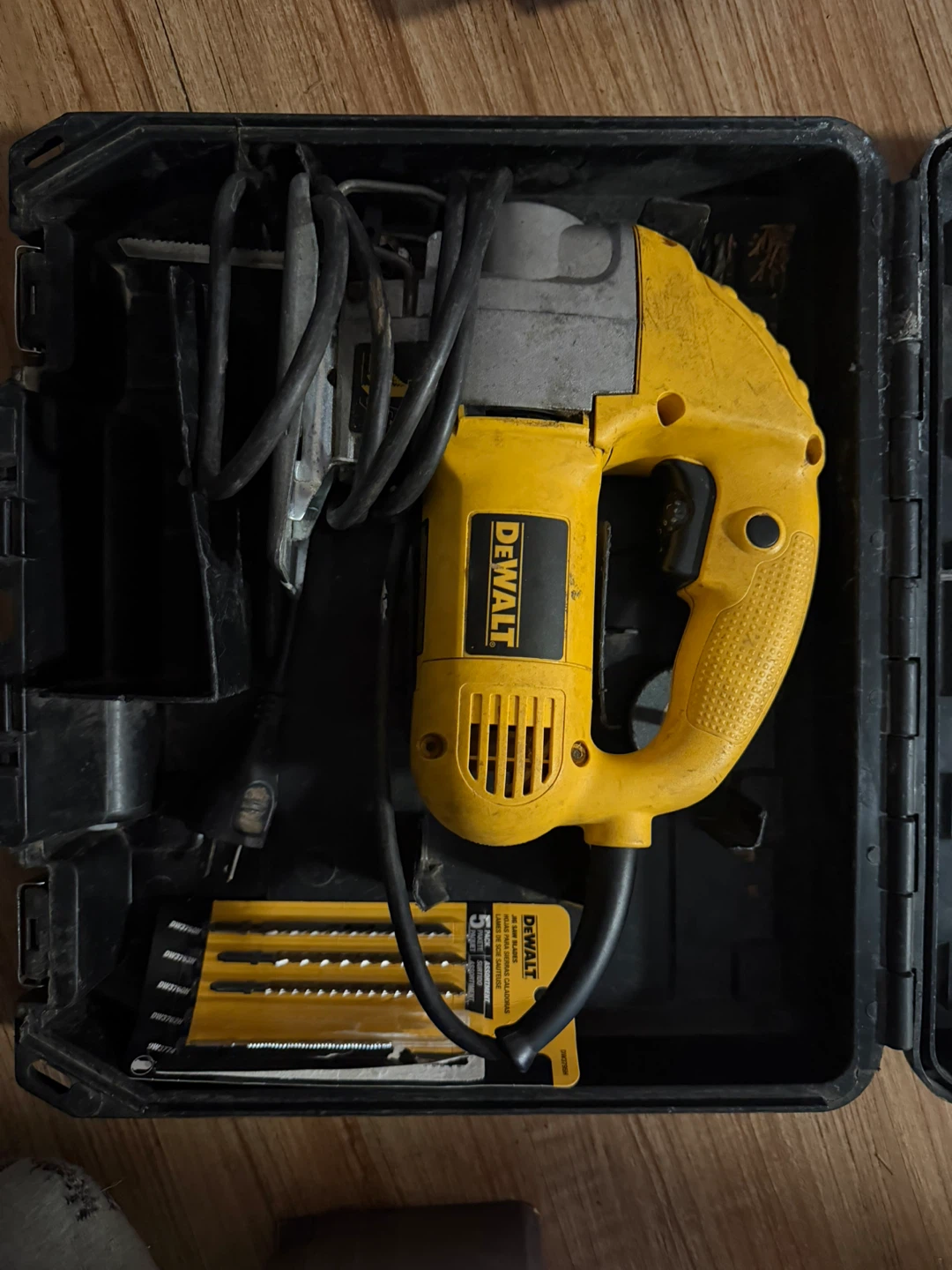 DEWALT Jigsaw with Case and Blades
