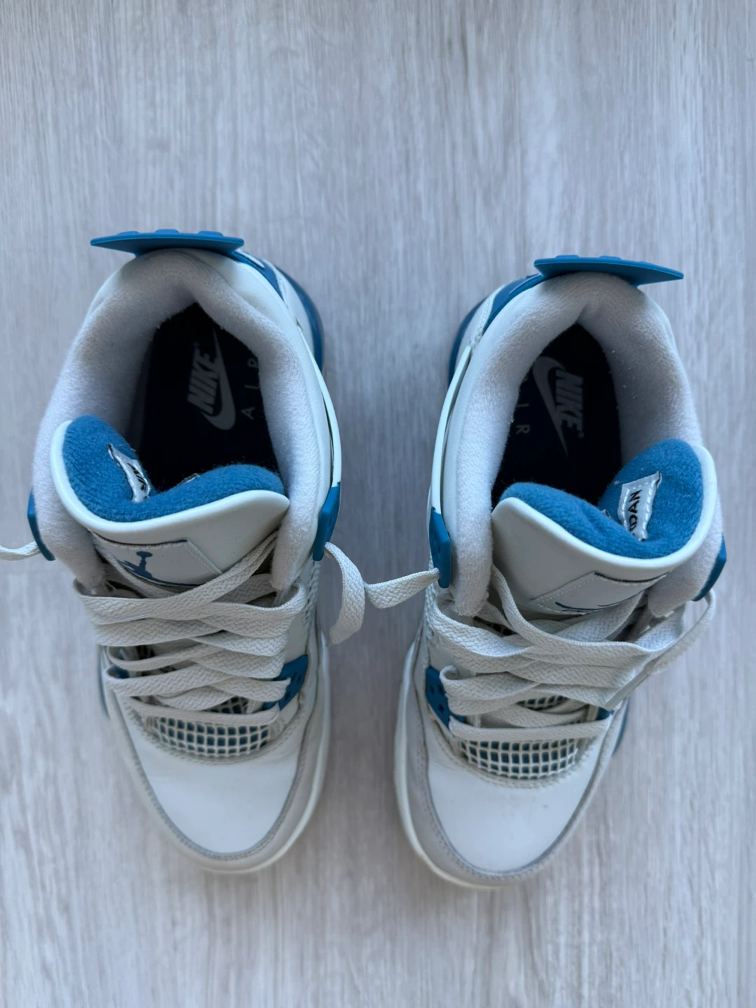 Worn Military Blue Jordan 4 Size 5Y - photo 4