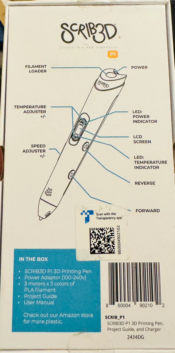 SCRIB3D P1 3D Printing Pen - photo 4