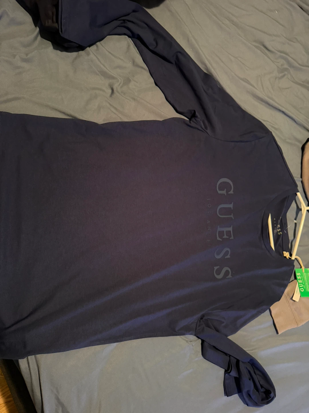 Guess Los Angeles Men's Long Sleeve T-Shirt XL/TG Navy Blue - photo 2
