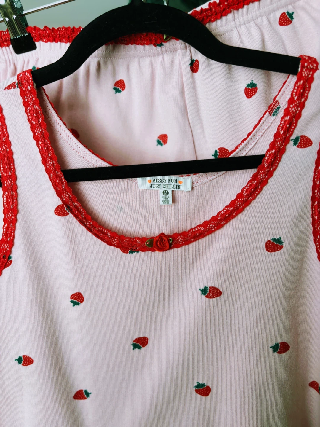 Just Chillin' Strawberry Pyjama Set